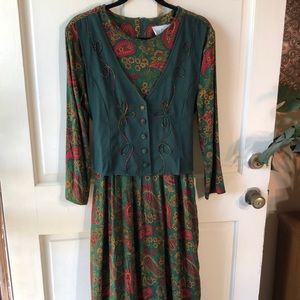 Vtg Miss Dorby Dress